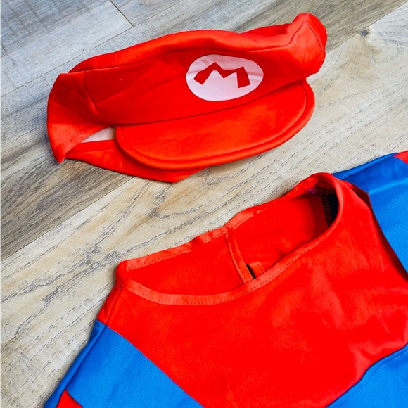Super Mario Rubie’s Mario Halloween Dress Up Costume Size Large - 2 Piece Set - Picture 5 of 14